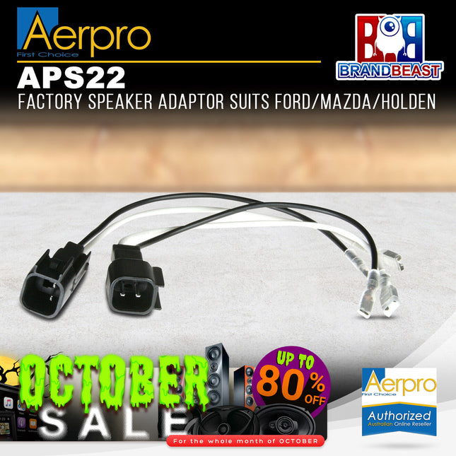 Aerpro APS22 Factory Speaker Adaptor Suit Ford/Mazda/Holden