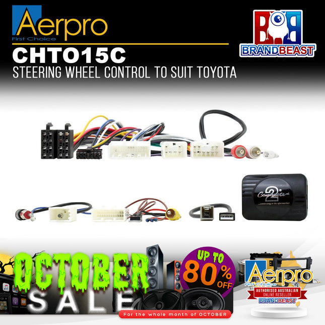Aerpro CHTO15C Steering Wheel Control Interface Suit Toyota Various Models