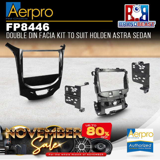 Aerpro FP8446 Double Din Facia Kit to Suit Holden Astra Sedan