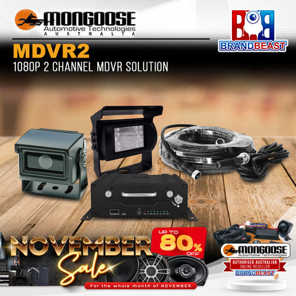 Mongoose MDVR 2 Channel Kit 1080p MDVR Solution