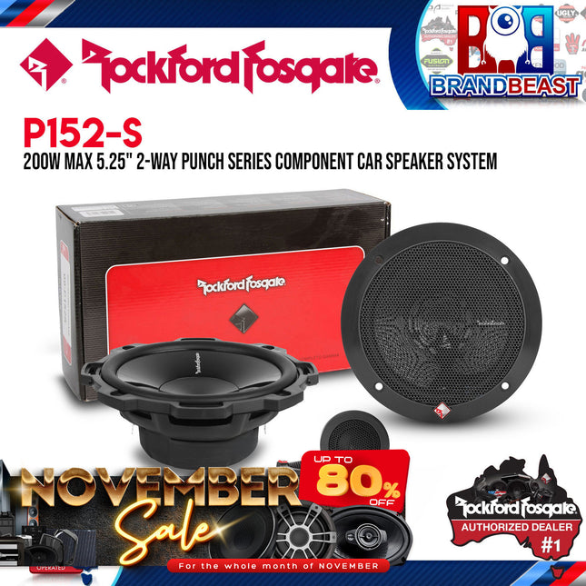 Rockford Fosgate P152-S Punch 5.25" Series Component System