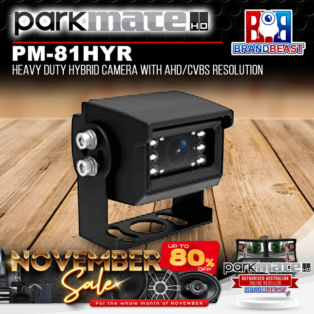 Parkmate PM-81HYR Heavy Duty Hybrid Camera with AHD/CVBS Resolution