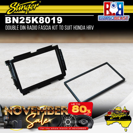 Stinger BN25K8019 Double DIN Radio Fascia Kit To Suit Honda HRV
