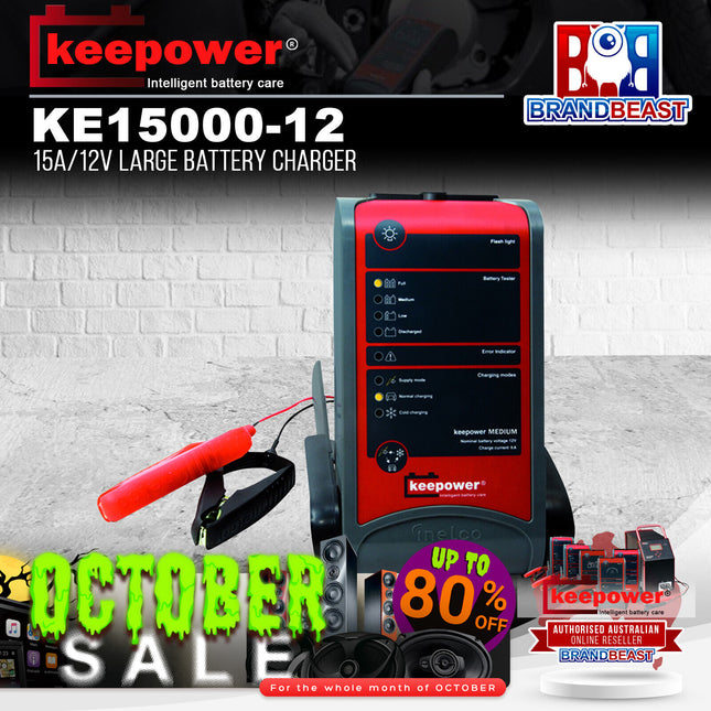 Keepower KE15000-12 15A/12V Large Battery Charger