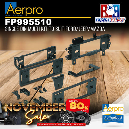 Aerpro FP995510 Single DIN Multi Kit to Suit Ford/Jeep/Mazda