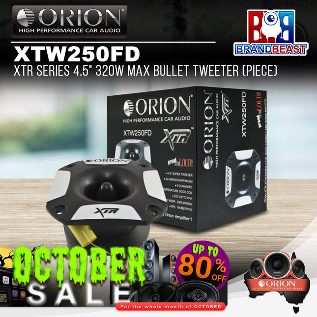 Orion XTW250FD XTR Series 4.5" 320W Max Bullet Tweeter (Piece)