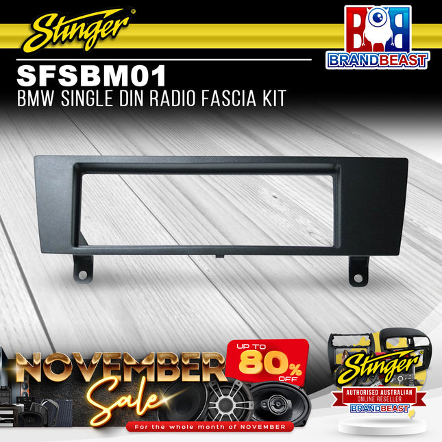 Stinger SFSBM01 BMW Single DIN Radio Fascia Kit