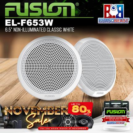 Fusion EL-F653W 6.5" Non-Illuminated Classic White