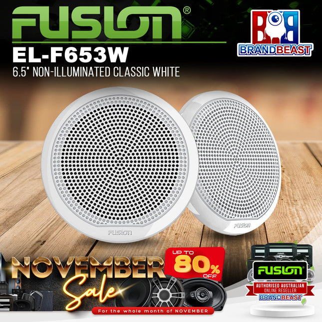 Fusion EL-F653W 6.5" Non-Illuminated Classic White