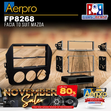 Aerpro Fp8268 Facia To Suit Mazda