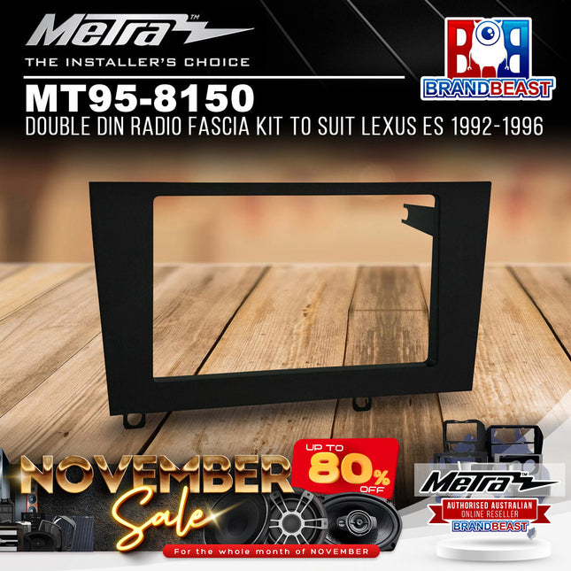 Metra MT95-8150 Double DIN Radio Fascia Kit To Suit Lexus ES 1992-1996