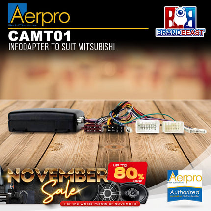 Aerpro CAMT01 OEM AV Infodapter Suit Mitsubishi Various Models