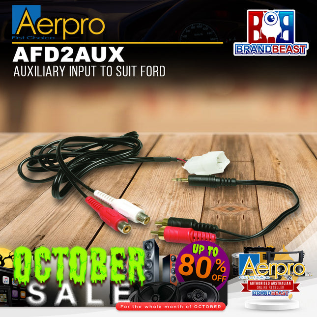 Aerpro AFD2AUX Auxiliary Input Suit Ford Falcon & Territory
