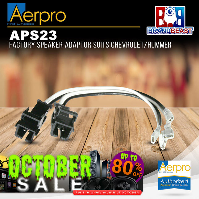 Aerpro APS23 Factory Speaker Adaptor Suit Chev/Hummer