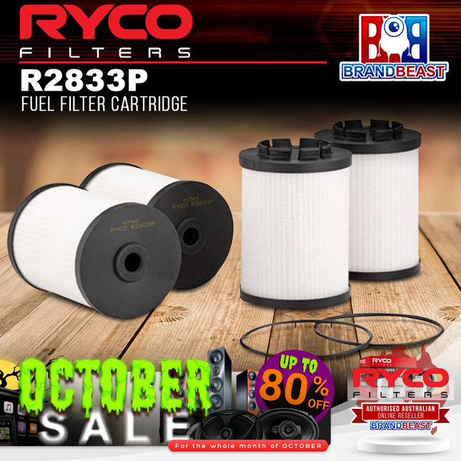 Ryco R2833P Fuel Filter Cartridge