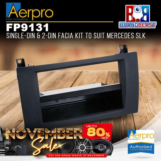 Aerpro FP9131 Single DIN/2-DIN Facia Kit to Suit Mercedes SLK R171