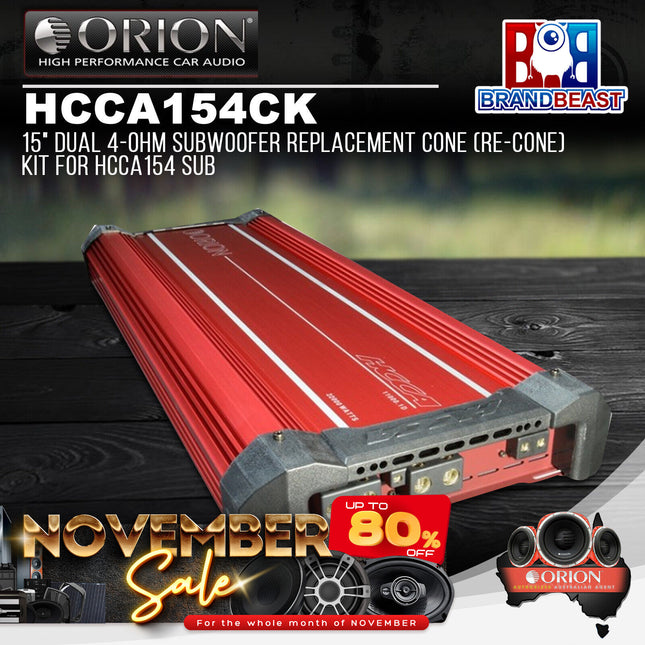 Orion HCCA 1500.4 1500W RMS 4-Channel Amplifier