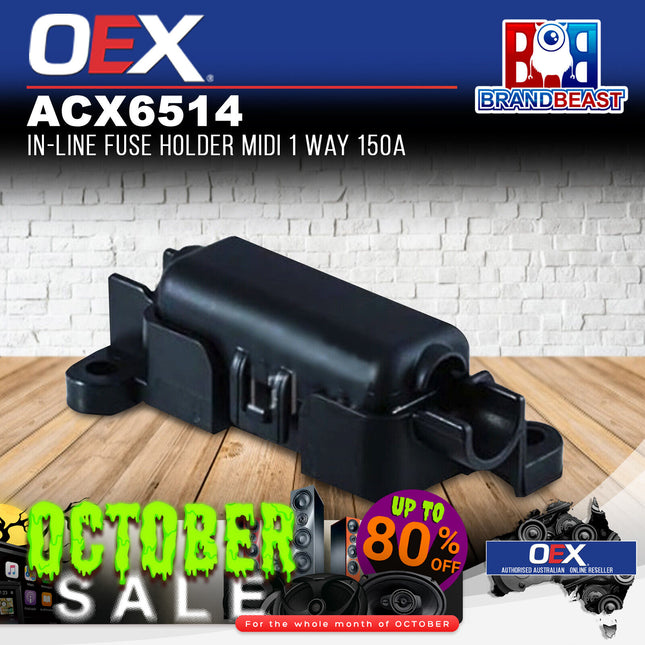 OEX ACX6514 Single 1 Way 150A In-Line Fuse Holder