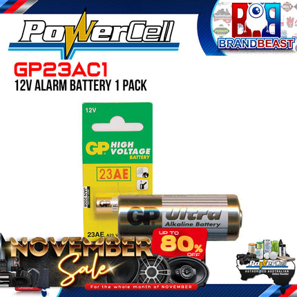 Powercell GP23AC1 12V Alarm Battery 1 Pack