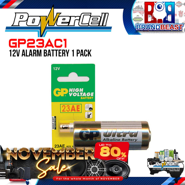 Powercell GP23AC1 12V Alarm Battery 1 Pack