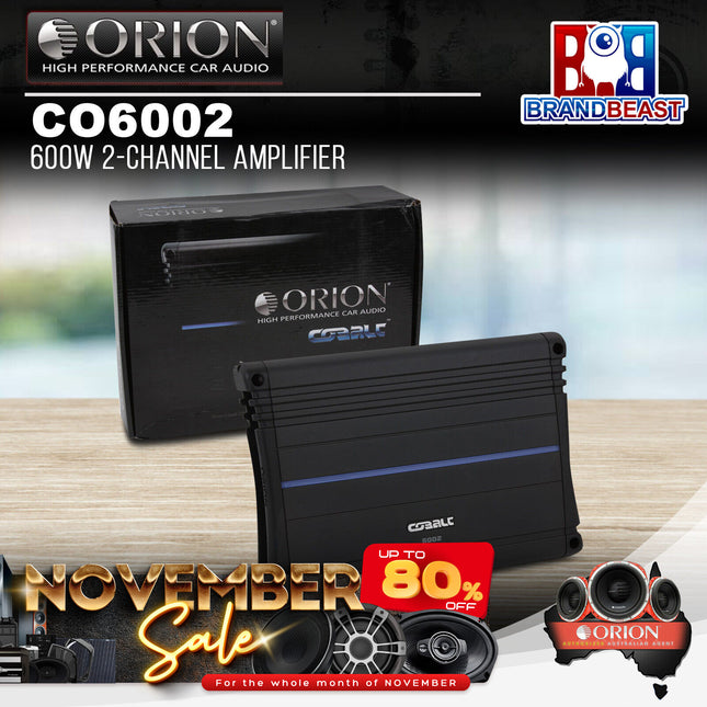 Orion CO6002 600W 2-Channel Amplifier