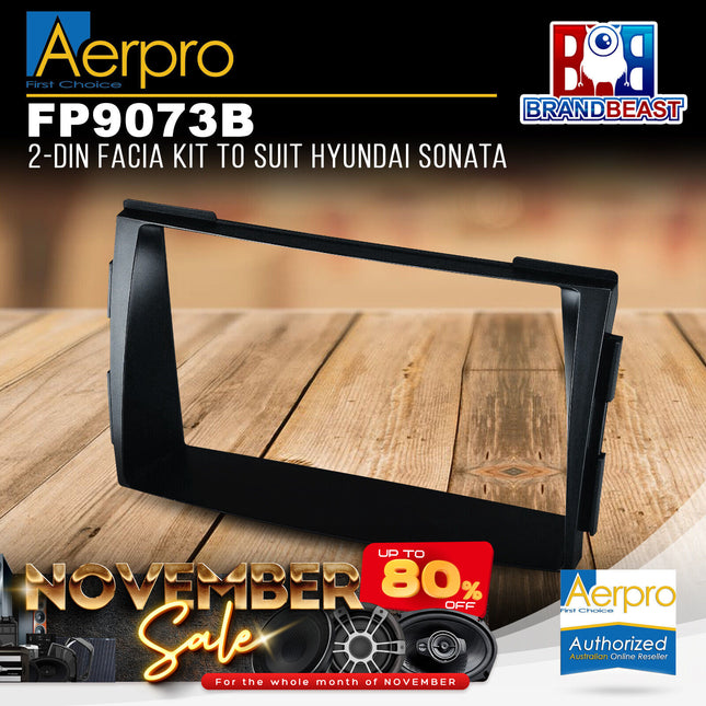 Aerpro FP9073B Double DIN Facia Kit Suit Hyundai Sonata NF