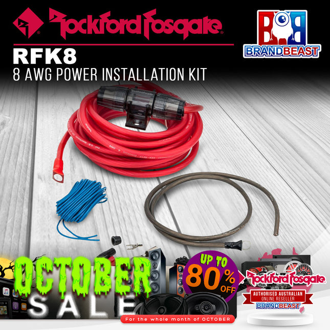 Rockford Fosgate RFK8 8 AWG Power Installation Kit