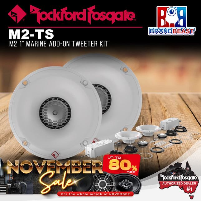 Rockford Fosgate M2-TS M2 1" Marine Add-On Tweeter Kit