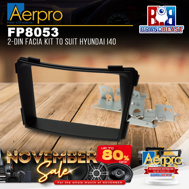Aerpro FP8053 2-DIN Facia Kit to Suit Hyundai i40