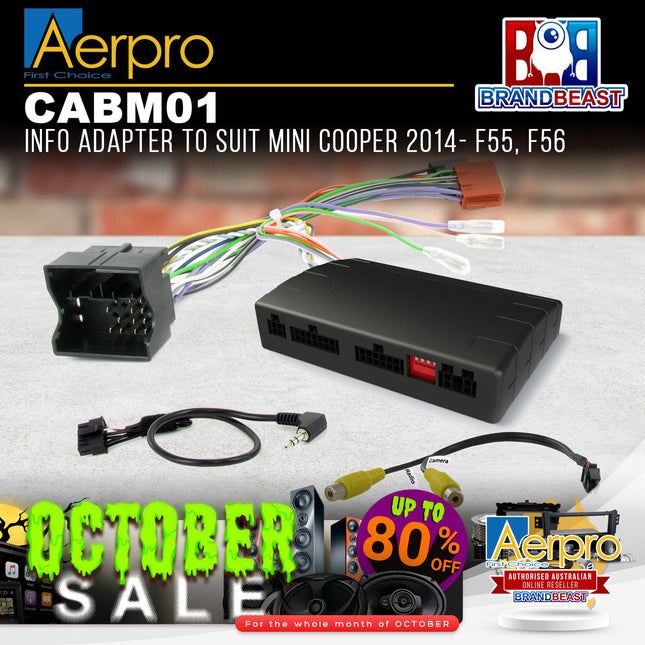 Aerpro CABM01 Info Adapter To Suit Mini Cooper 2014- F55, F56
