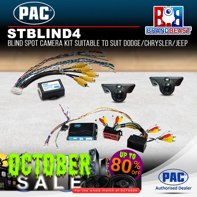 PAC STBLIND4 Blind Spot Camera Kit Suitable Suit Dodge/Chrysler/Jeep
