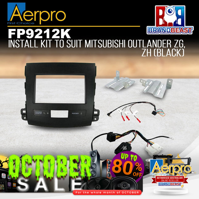 Aerpro FP9212K Double DIN Install Kit Suit Mitsubishi Outlander (NON-AMPLIFIED)