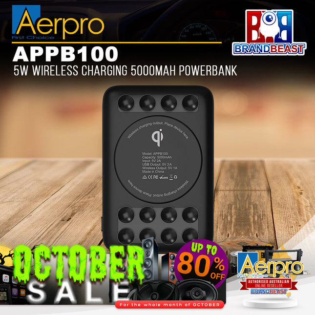 Aerpro APPB100 5W Wireless Charging 5000mAh Power Bank