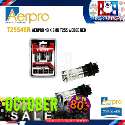 Aerpro T25S48R 48x T25S SMD Wedge - Red