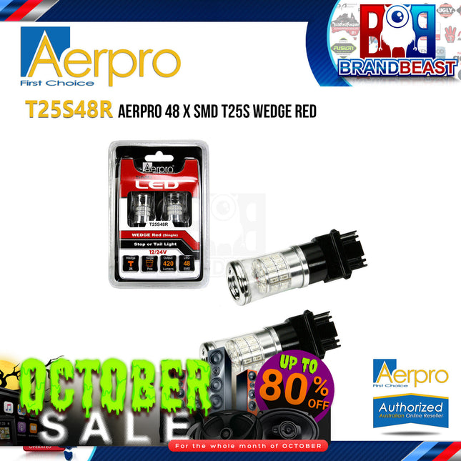 Aerpro T25S48R 48x T25S SMD Wedge - Red