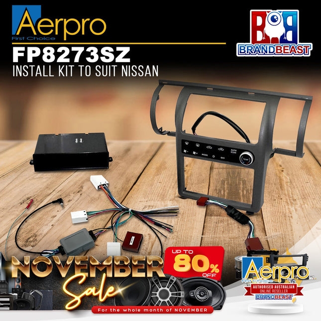 Aerpro FP8273SZ Install Kit To Suit Nissan