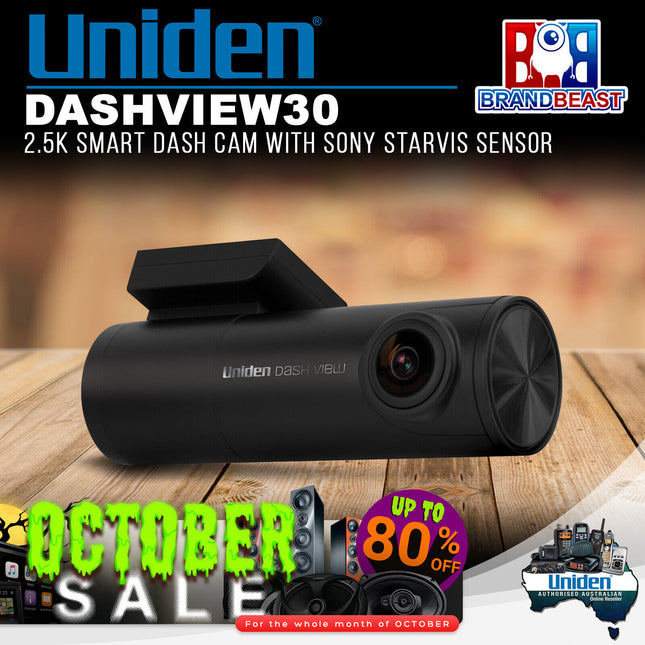Uniden DASHVIEW30 2.5K Smart Dash Cam with Sony Starvis Sensor