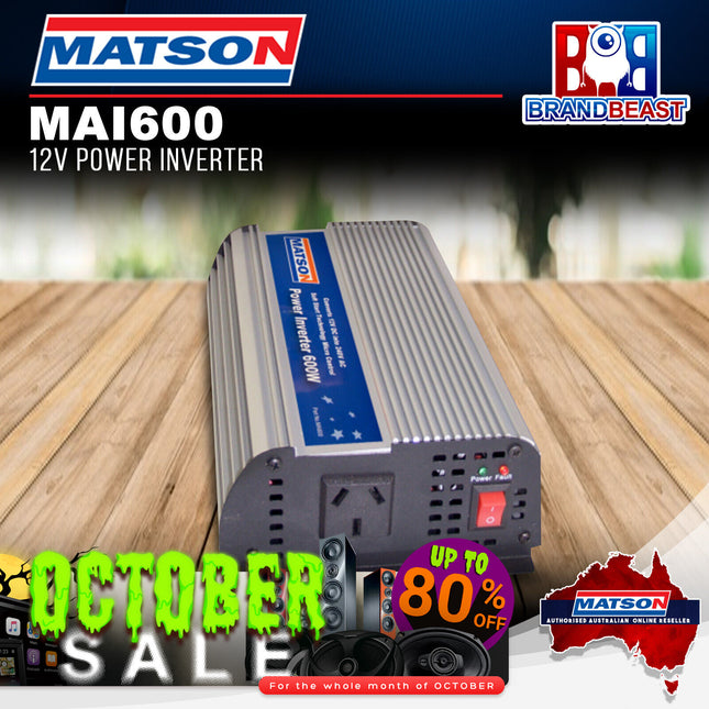 Matson MAI600 12V Power Inverter