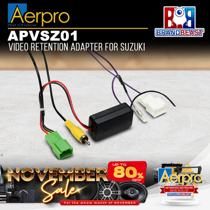 Aerpro APVSZ01 Video Retention Adapter to Suit Suzuki Ignis/Swift