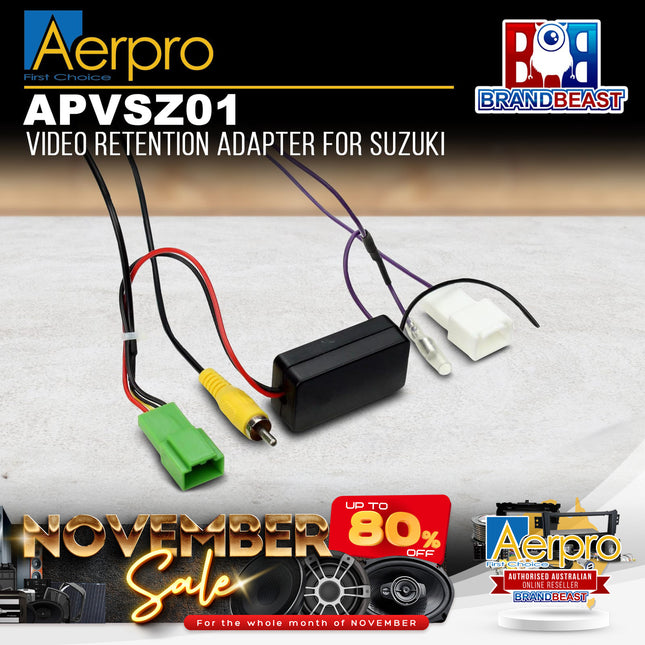 Aerpro APVSZ01 Video Retention Adapter to Suit Suzuki Ignis/Swift