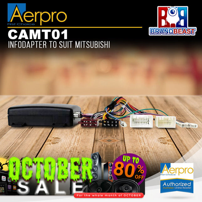 Aerpro CAMT01 OEM AV Infodapter Suit Mitsubishi Various Models