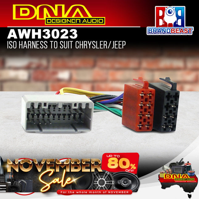 DNA AWH3023 ISO Harness to Suit Chrysler/Jeep