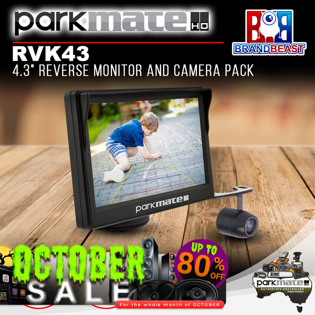 Parkmate RVK43 4.3" Monitor & Camera Package