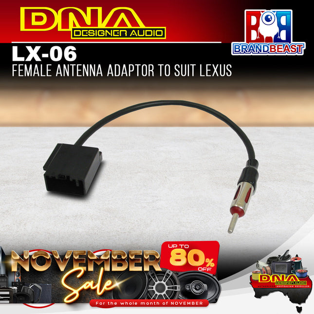DNA LX-06 Female Antenna Adaptor To Suit Lexus