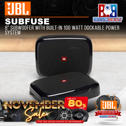 JBL Fuse 8" Subwoofer with Built-In 100 Watt Dockable Power System