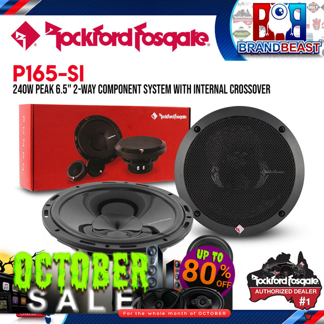 Rockford Fosgate P165-SI Punch 6.5" Euro Fit Compatible System Internal Xover