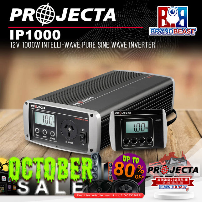 PROJECTA IP1000 12V 1000W Intelli-Wave Pure Sine Wave Inverter