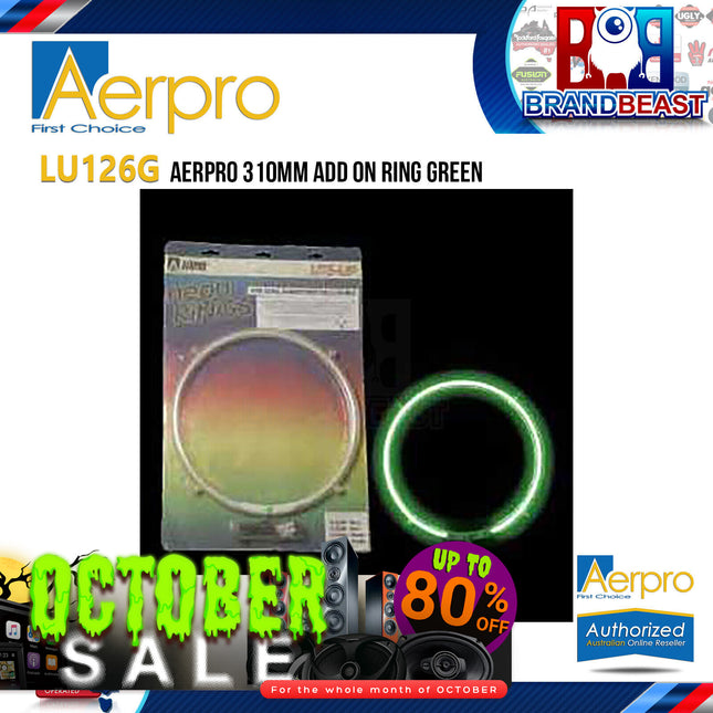 Aerpro LU126G LED Neon 310mm Add On Ring Green