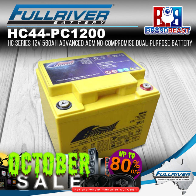 Fullriver HC44 - (PC1200) HC Series 12V 560Ah Advanced AGM Dual-Purpose Battery
