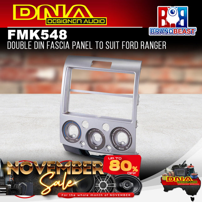 DNA FM-K548 Double DIN Fascia Panel To Suit Ford Ranger
